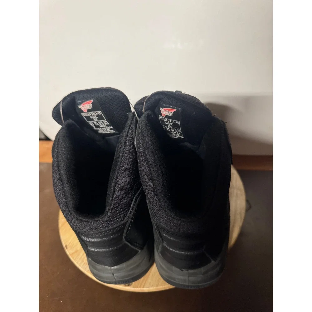 Red Wing Mens Black BOA System Safety‎ Work Boots Size 8.5 M/C EH